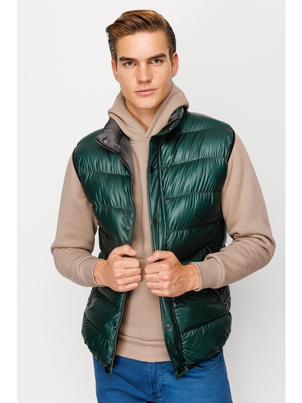 Erkek Yeşil Pmp Şişme Yelek-1