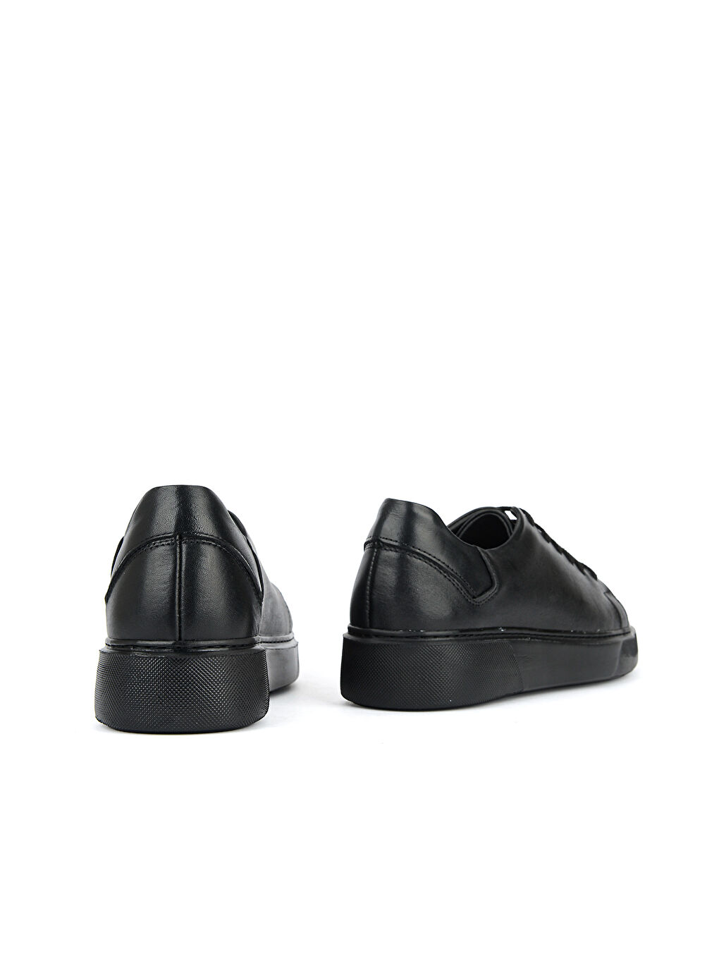 Erkek Hakiki Deri Sneaker 161423Z5141 Siyah-2
