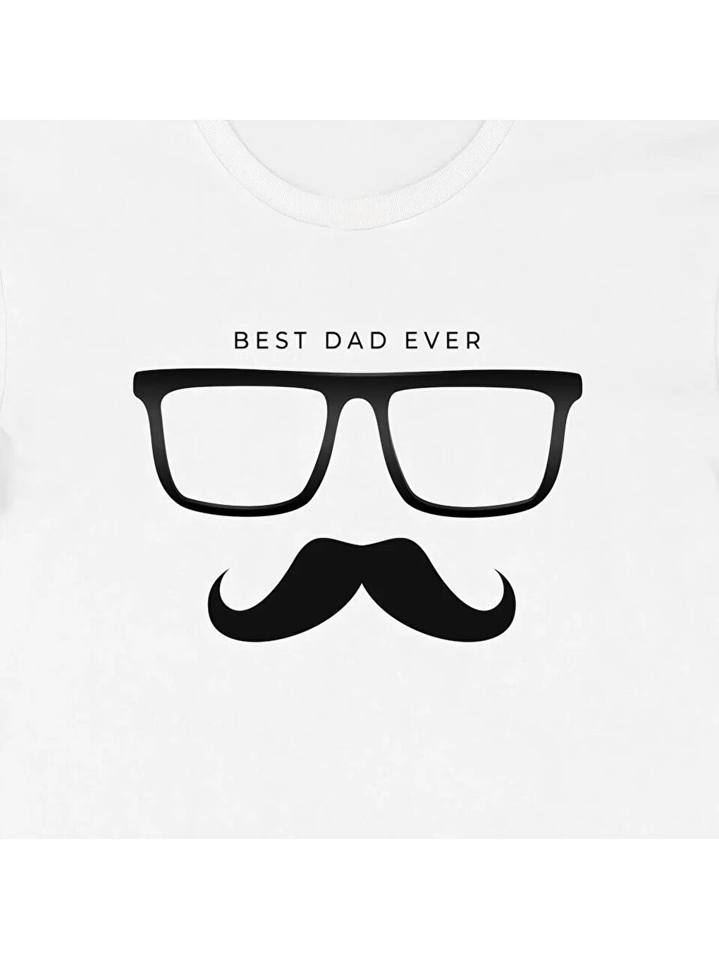 Babalar Günü Baskılı T-shirt - Beyaz-1
