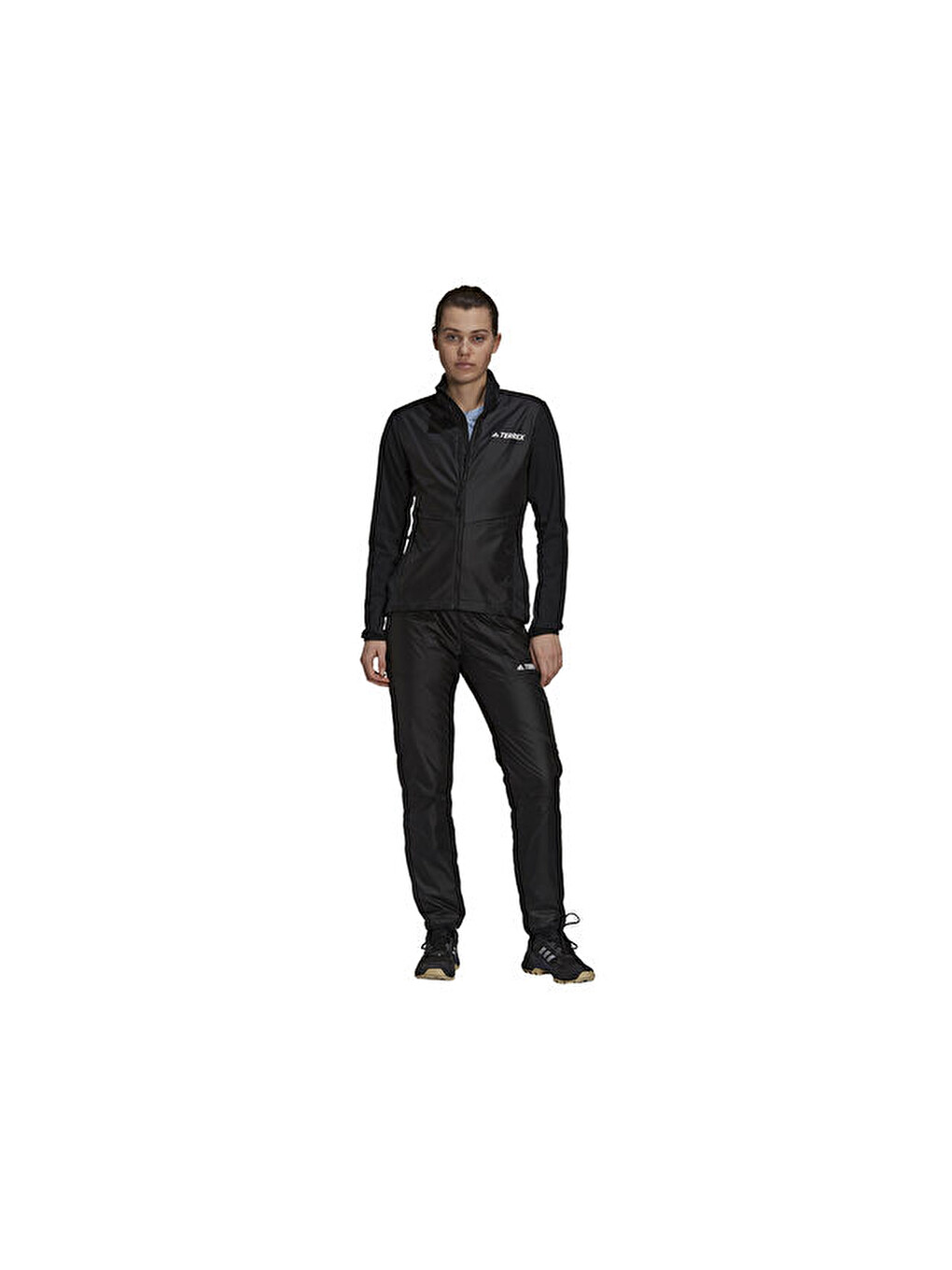 W Mt Windfl Jkt Kadın Outdoor Ceketi Gu8968 Siyah-4