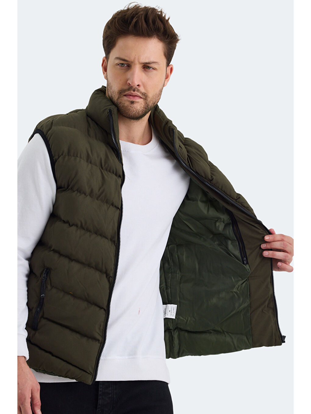 HAMMER I Erkek Yelek Haki-5