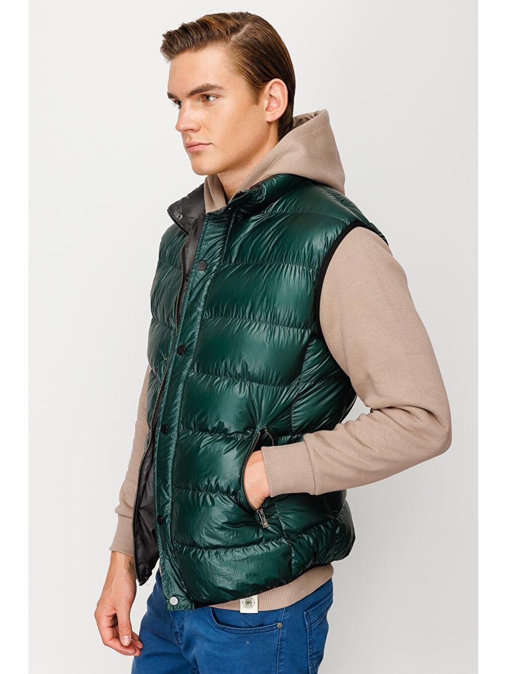 Erkek Yeşil Pmp Şişme Yelek-4