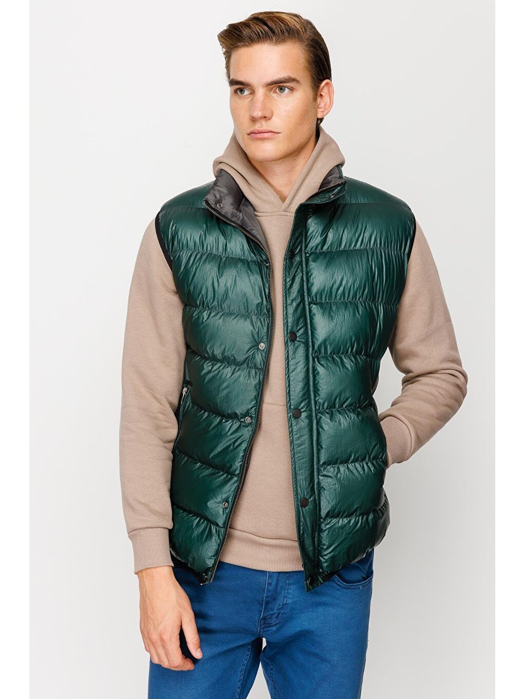 Erkek Yeşil Pmp Şişme Yelek-5