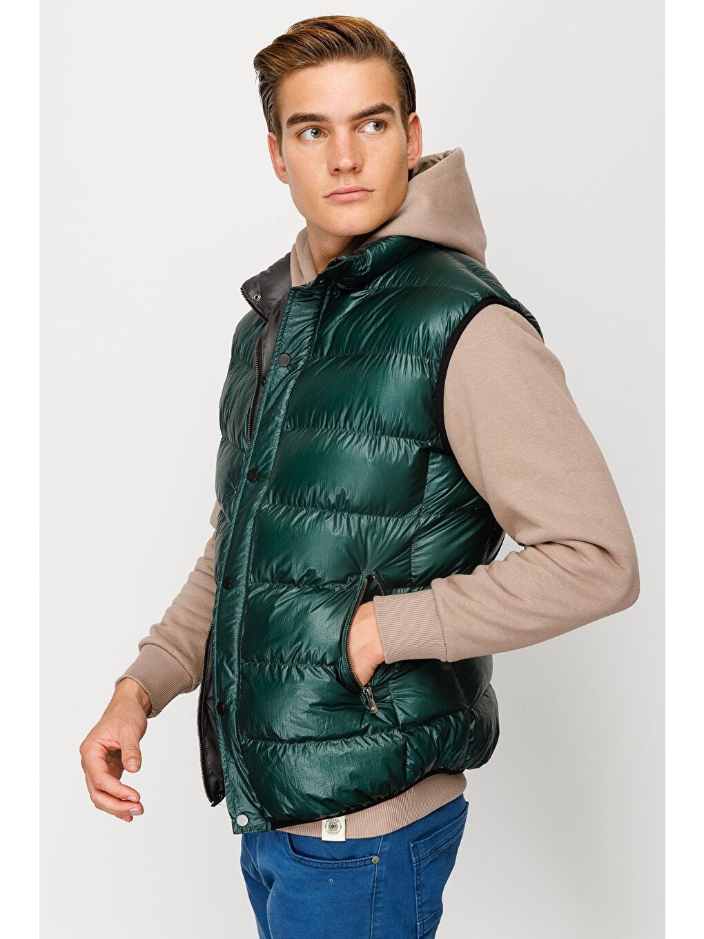 Erkek Yeşil Pmp Şişme Yelek-6