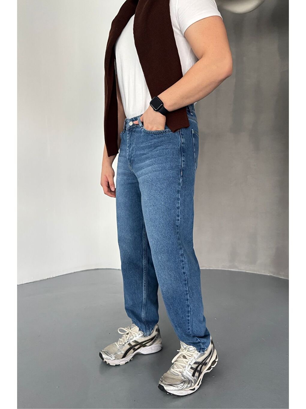 Mavi Erkek Basic Boyfriend Kalıp Yıkamalı Jean Pantolon-3