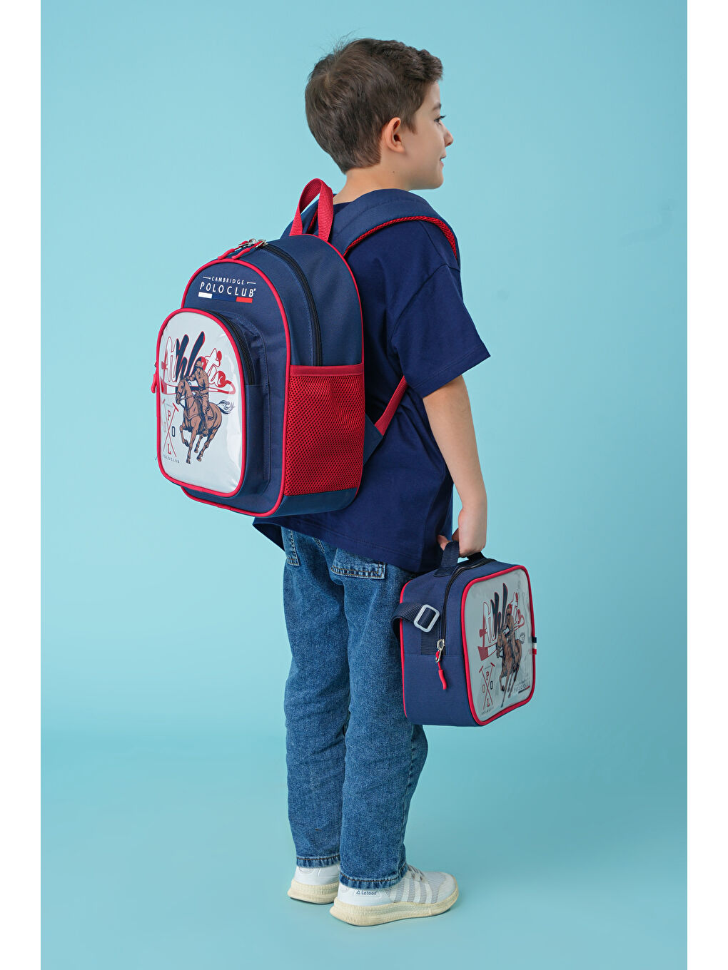Lacivert Riders 3'lü Erkek İlkokul Çanta Seti-2