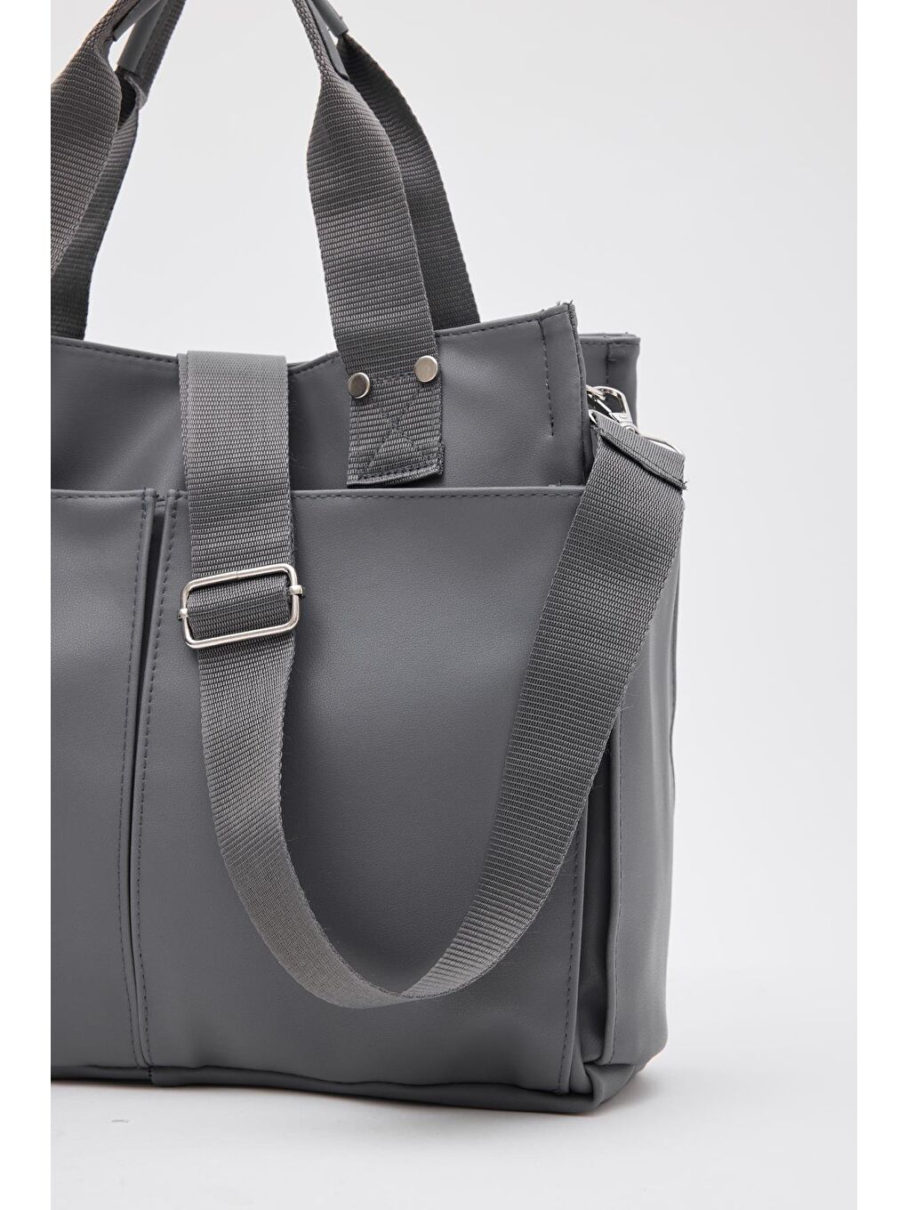 Milano Deri Evrak Çantası Antrasit-2