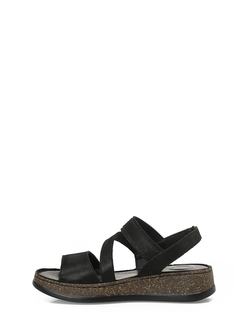 105790.Z6FX Siyah Kadın Comfort Sandalet-2
