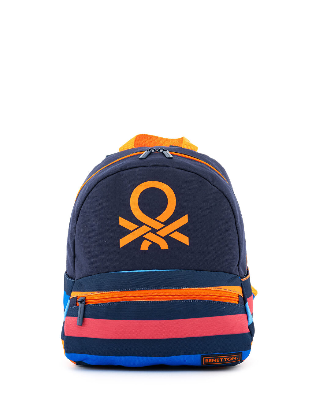 Çizgili Ve İkonik Logo Baskılı Erkek Çocuk Anaokul Çantası-1
