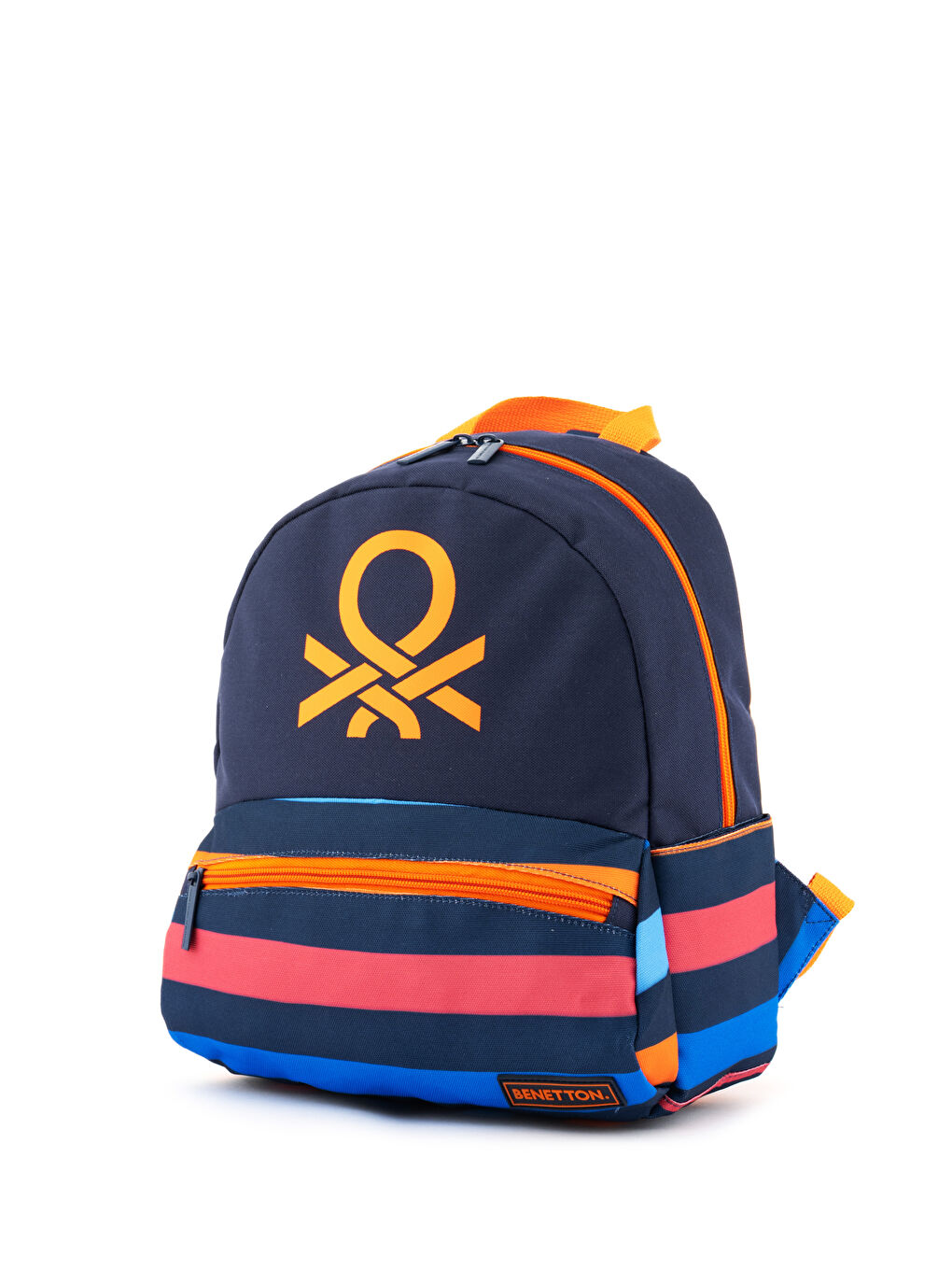 Çizgili Ve İkonik Logo Baskılı Erkek Çocuk Anaokul Çantası-2