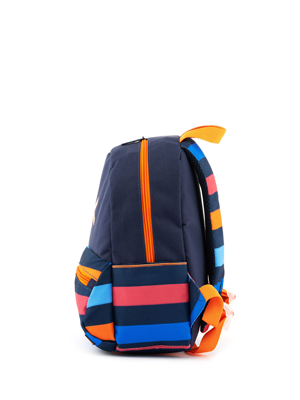 Çizgili Ve İkonik Logo Baskılı Erkek Çocuk Anaokul Çantası-3