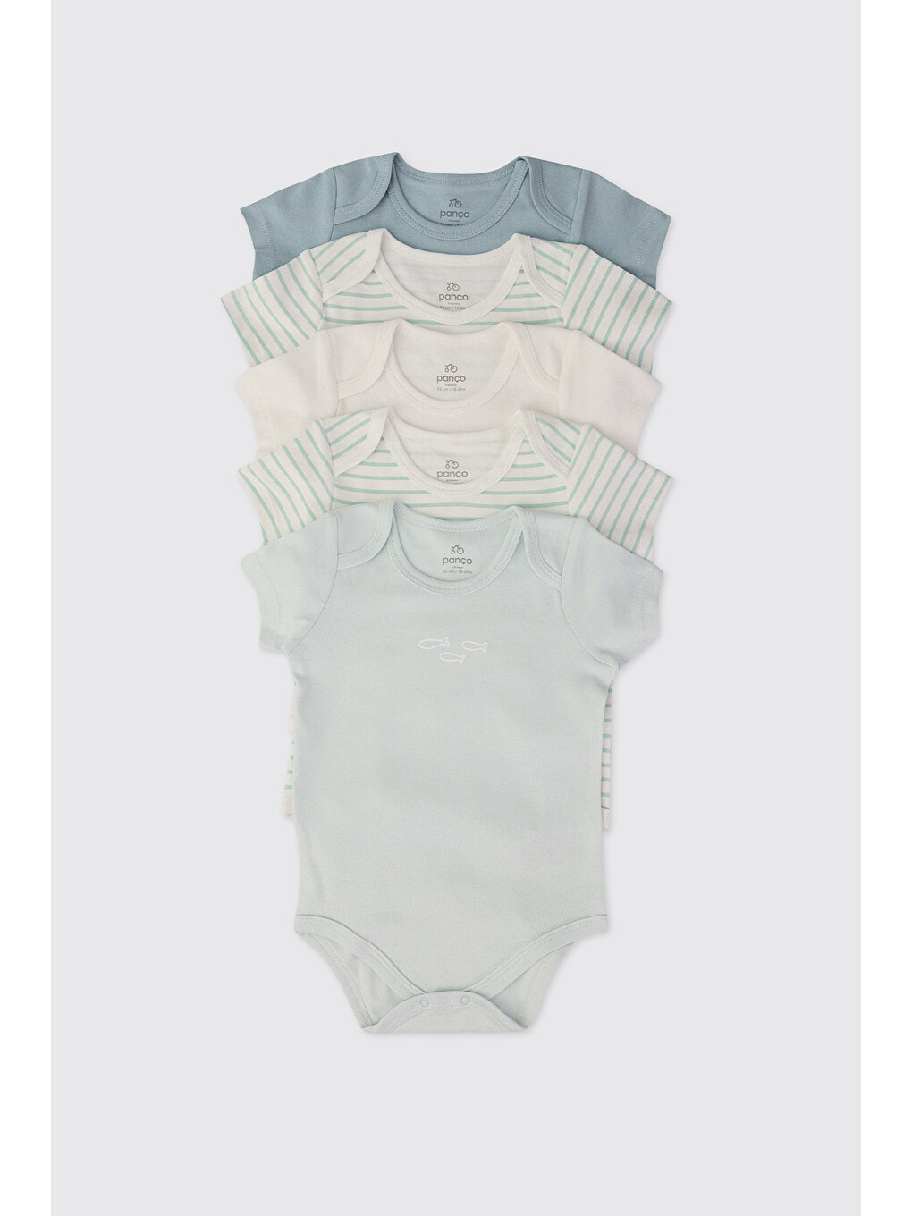 Karışık Yenidoğan 5'li Body Set