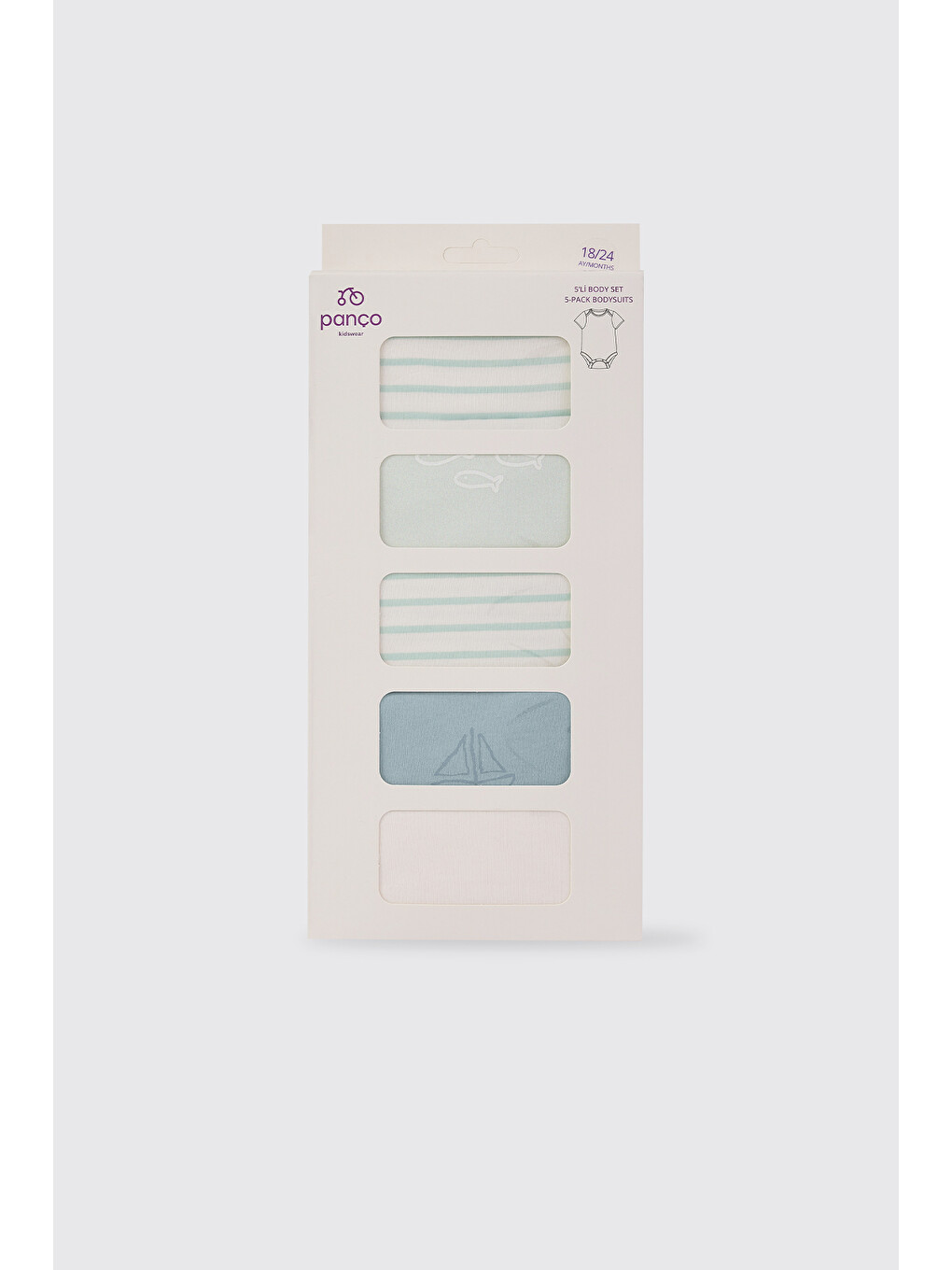Karışık Yenidoğan 5'li Body Set-2