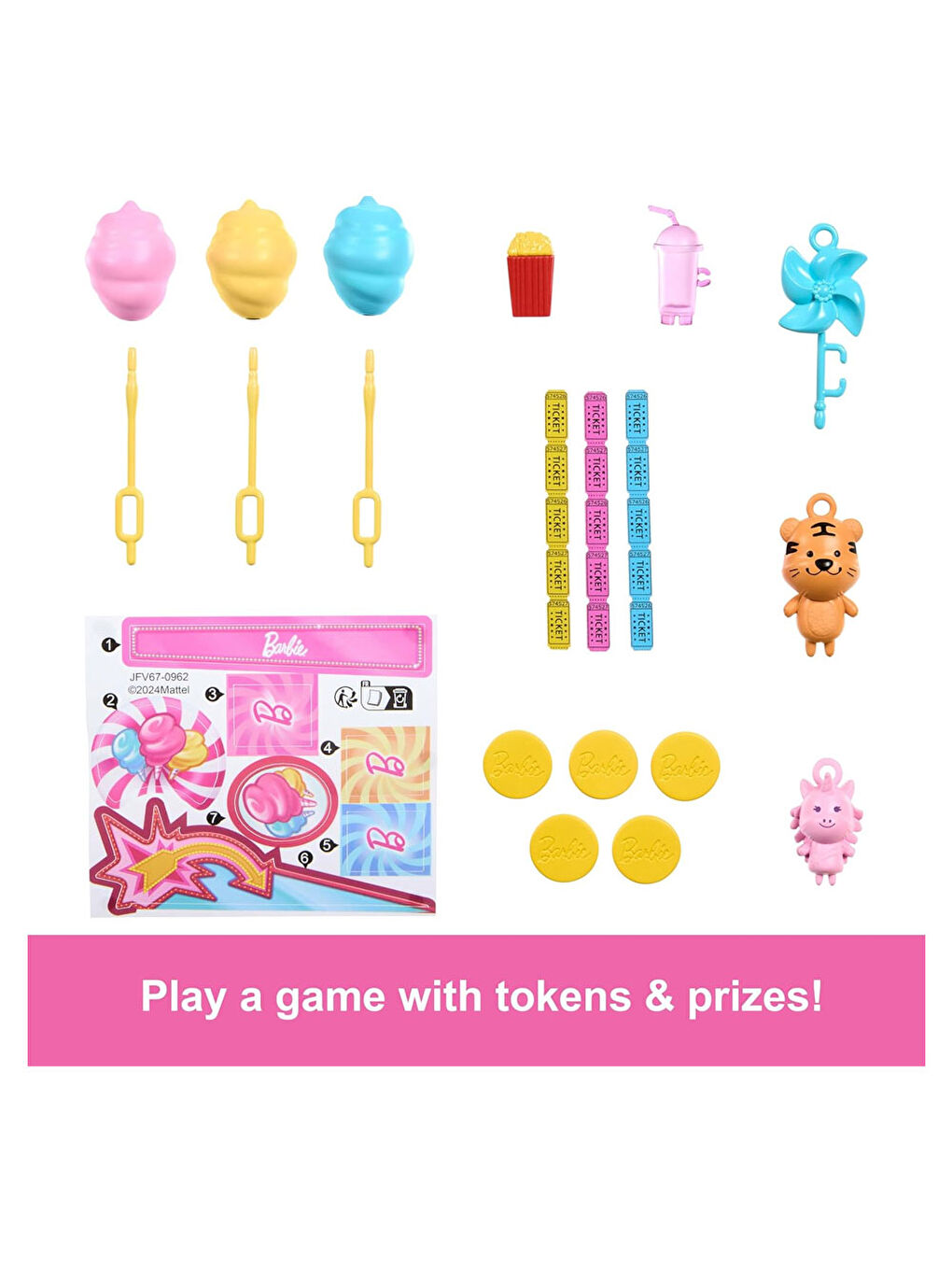 Barbie Mysteries Beach Detectives Bebek Oyun Seti ve Aksesuarları JFV67-3