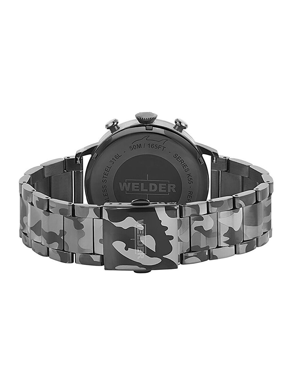 Gri WWRC457 45 mm Erkek Kol Saati-1