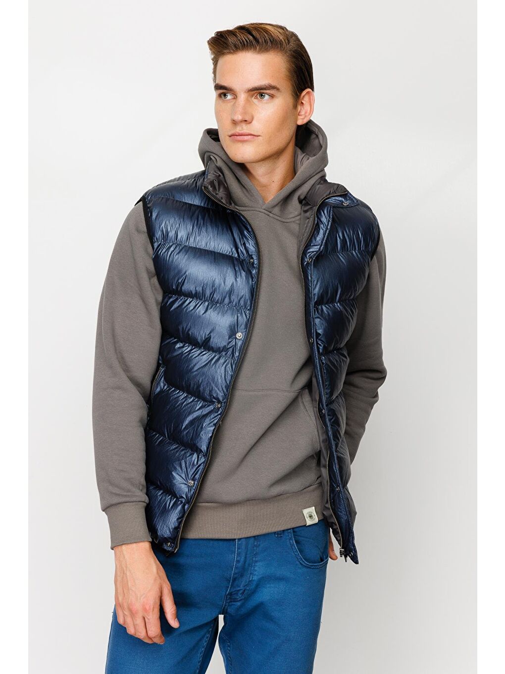 Erkek Lacivert Pmp Şişme Yelek-4