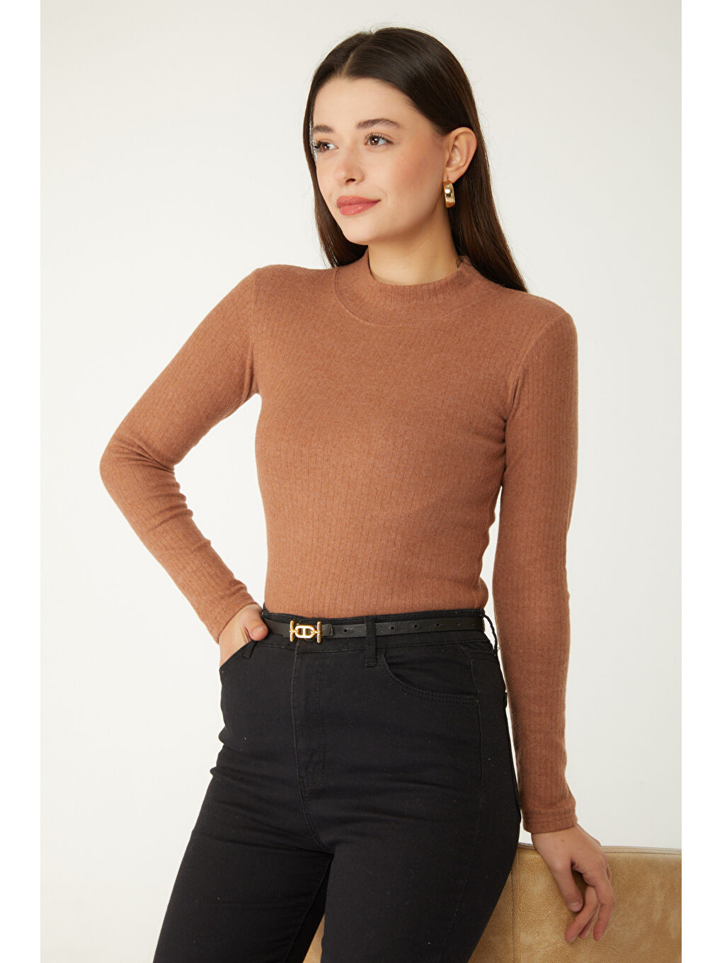 Kahverengi Fitilli Badi Taba - 26538-3