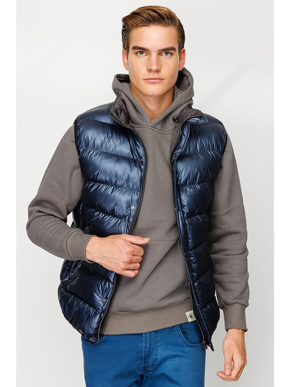 Erkek Lacivert Pmp Şişme Yelek-6