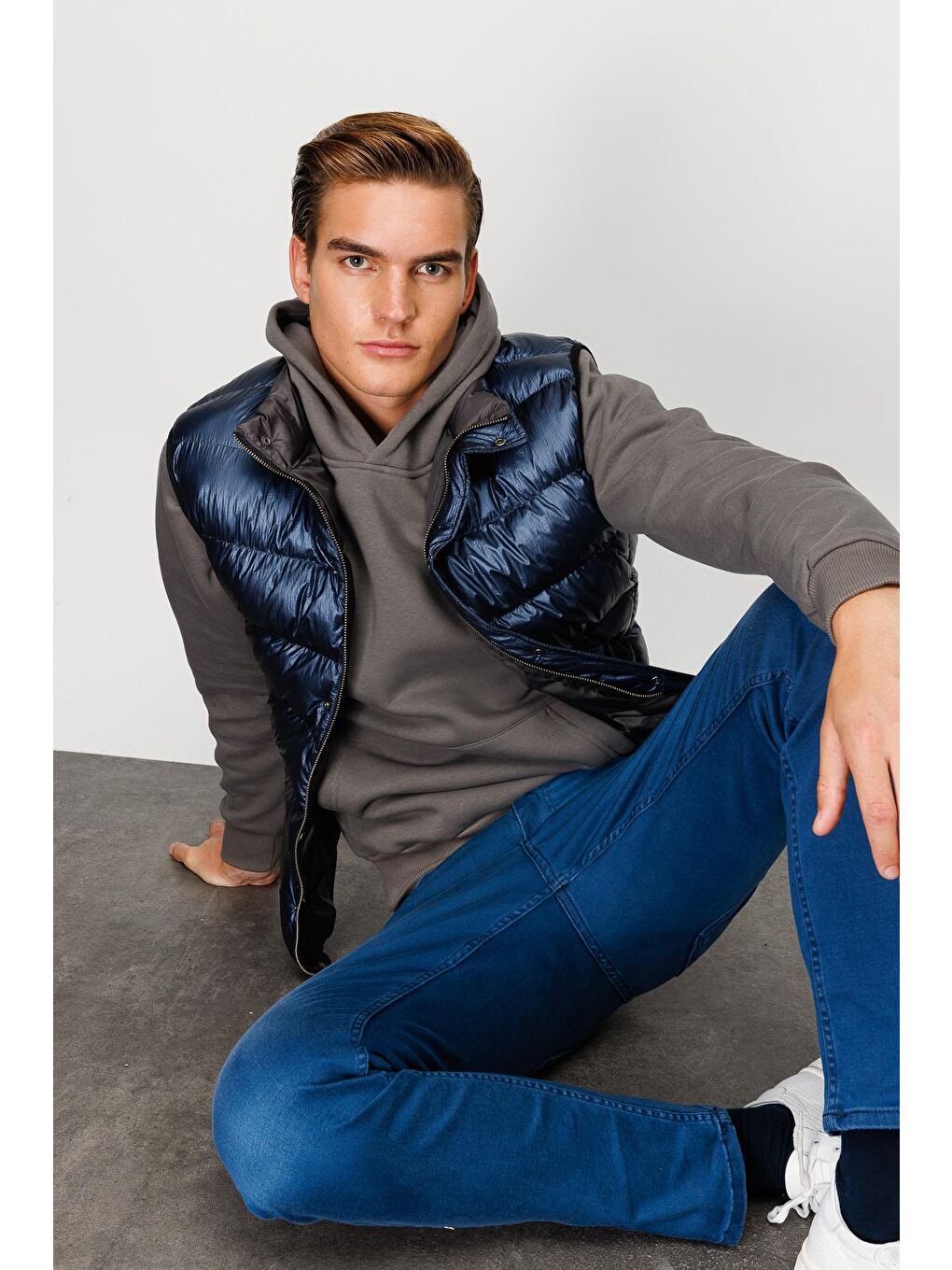 Erkek Lacivert Pmp Şişme Yelek-7