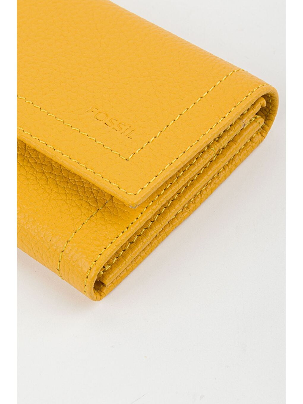 Sarı Kutulu Hakiki Kadın El Portföyü Uzun Cüzdan-3