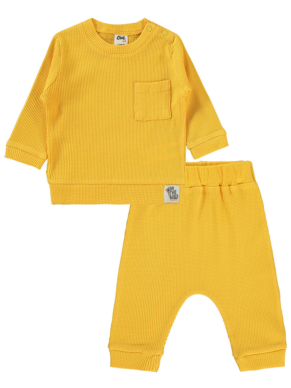 Baby Bebek Takım 6-18 Ay Soft Sarı