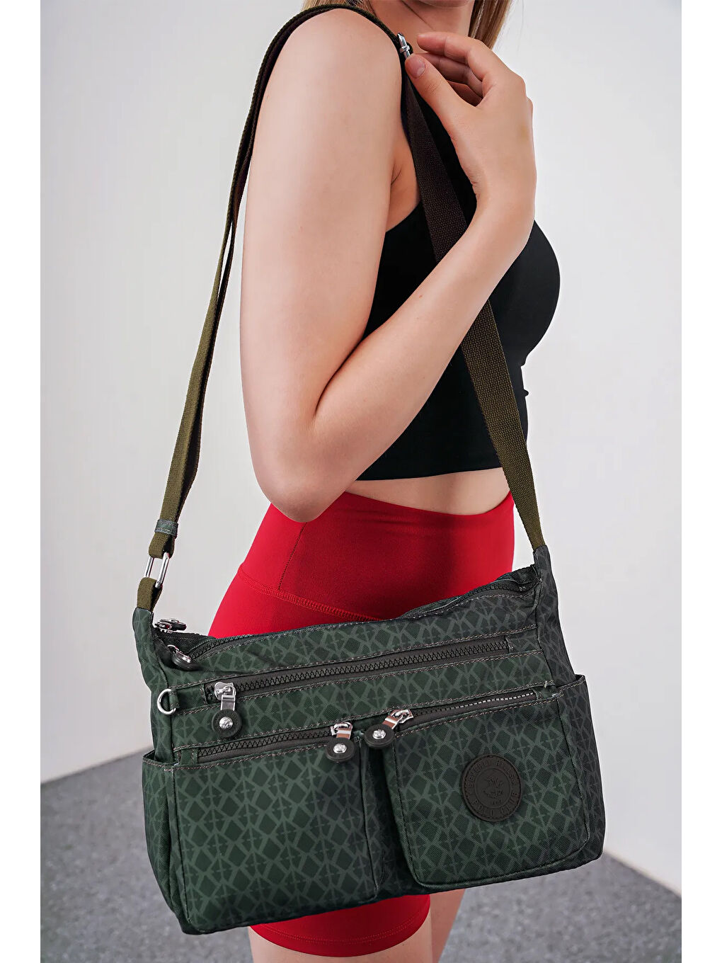Yeşil Çapraz Askılı Kadın Çanta BHPC6004-6