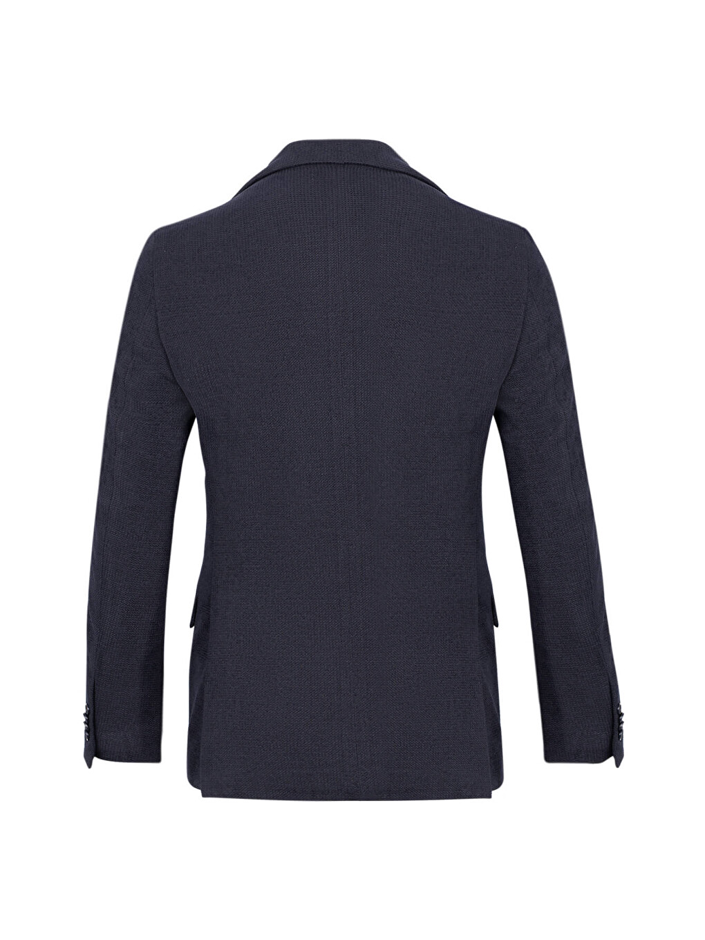Lacivert Comfort Fit Mono Yaka Klasik Ceket-1