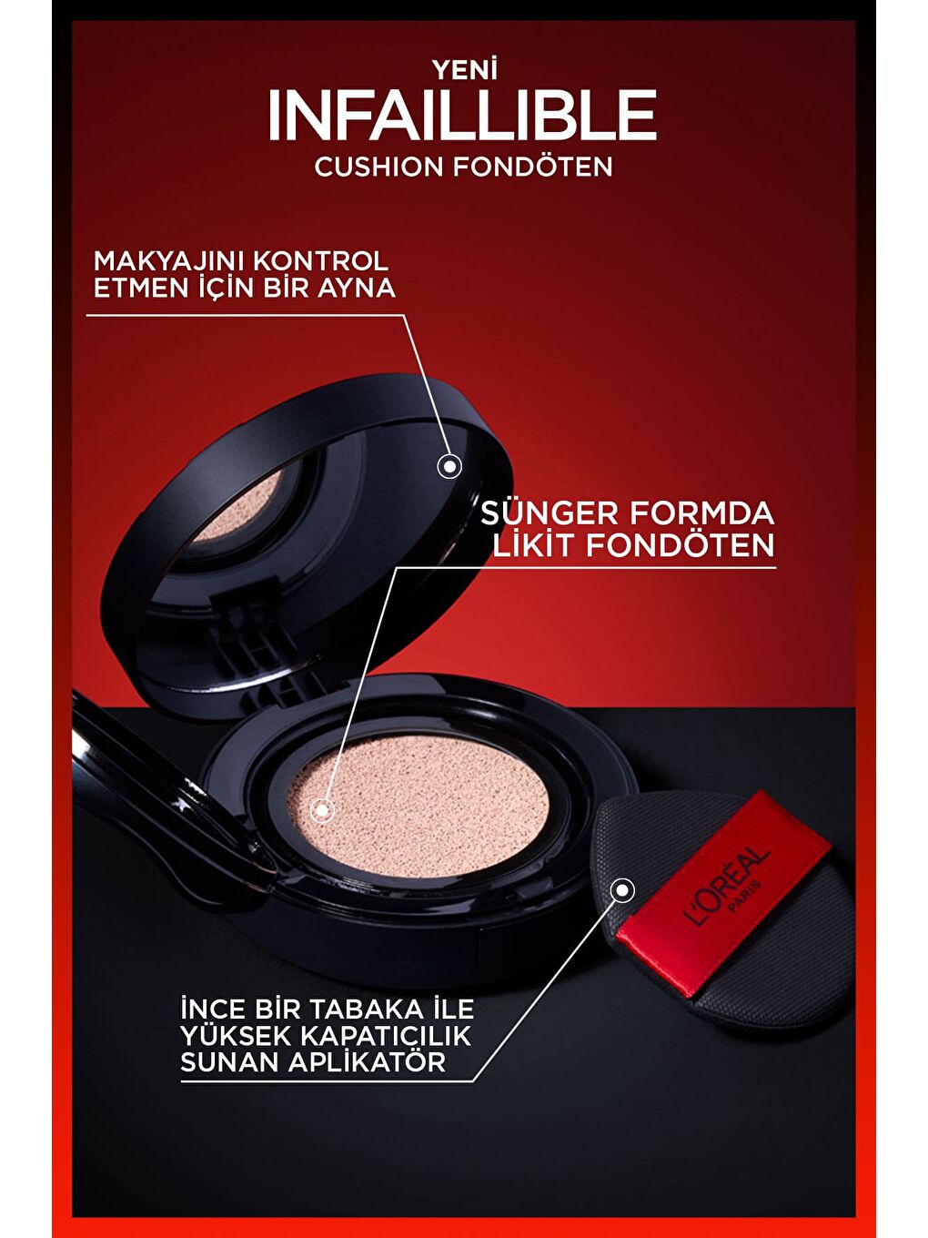 L'Oréal Paris Infaillible Freshwear Cushion Fondöten - N 50-2
