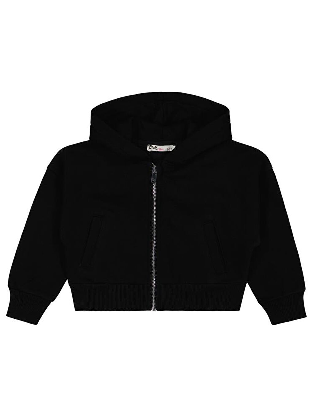 Girls Düz 2-5 Yaş Hırka - Siyah2-3 Yaş