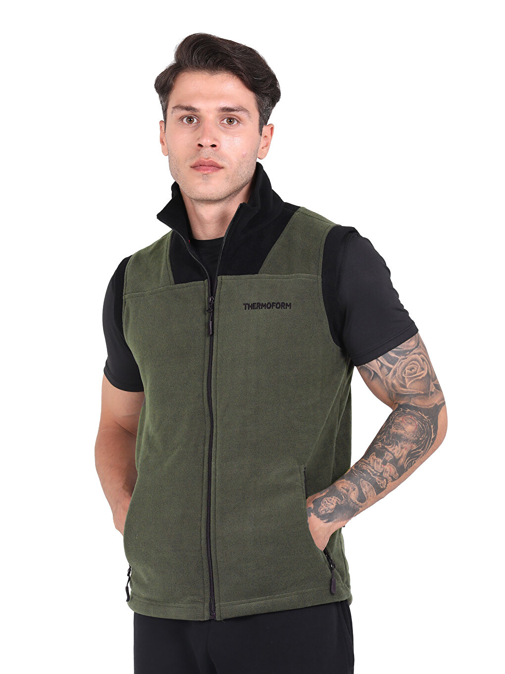 Haki Evo Pro Polar Yelek HAKİ-SİYAH-2