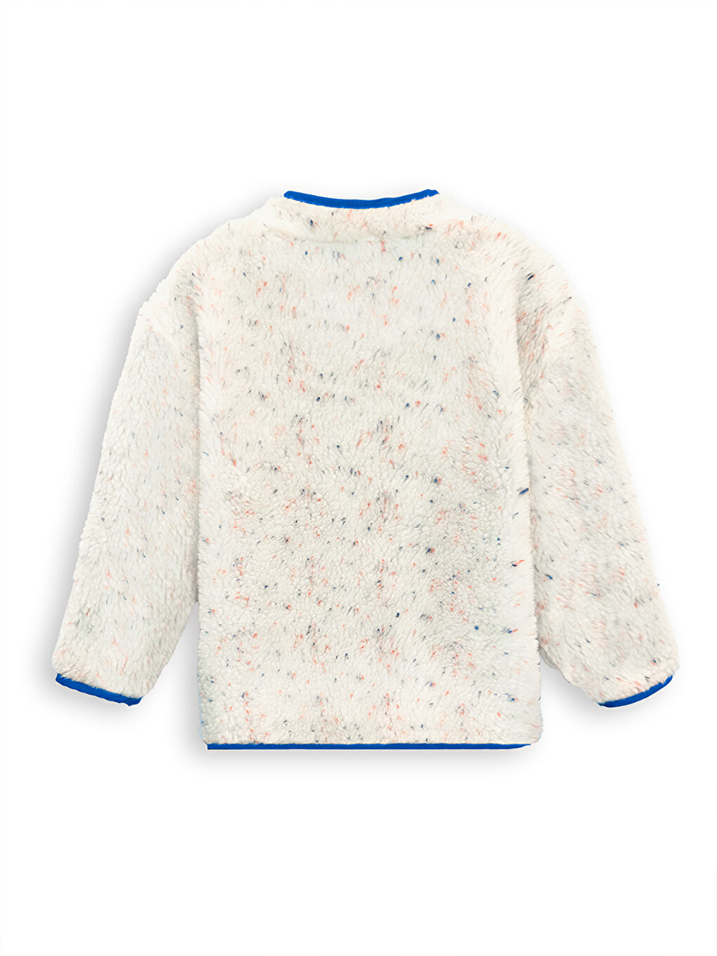 Beyaz Pelüş Mont-3