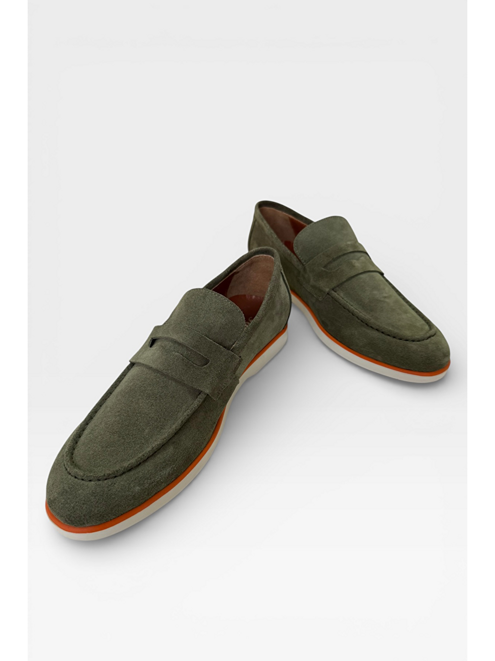 Hakiki Süet Deri Hafif Loafer Erkek Ayakkabı  Hakİ-2