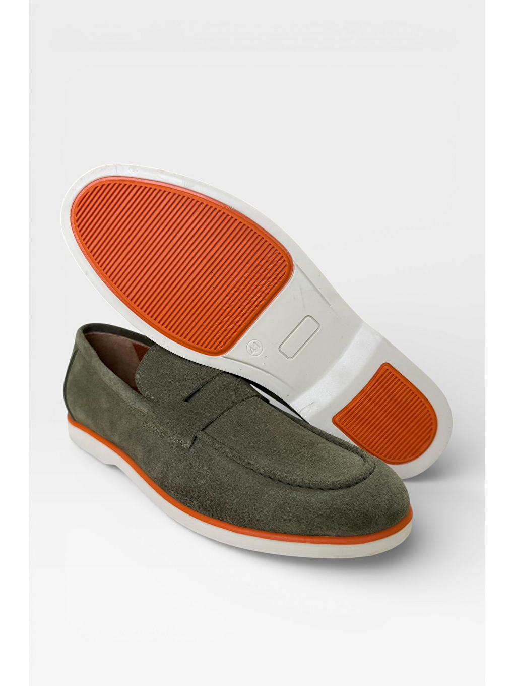 Hakiki Süet Deri Hafif Loafer Erkek Ayakkabı  Hakİ-4