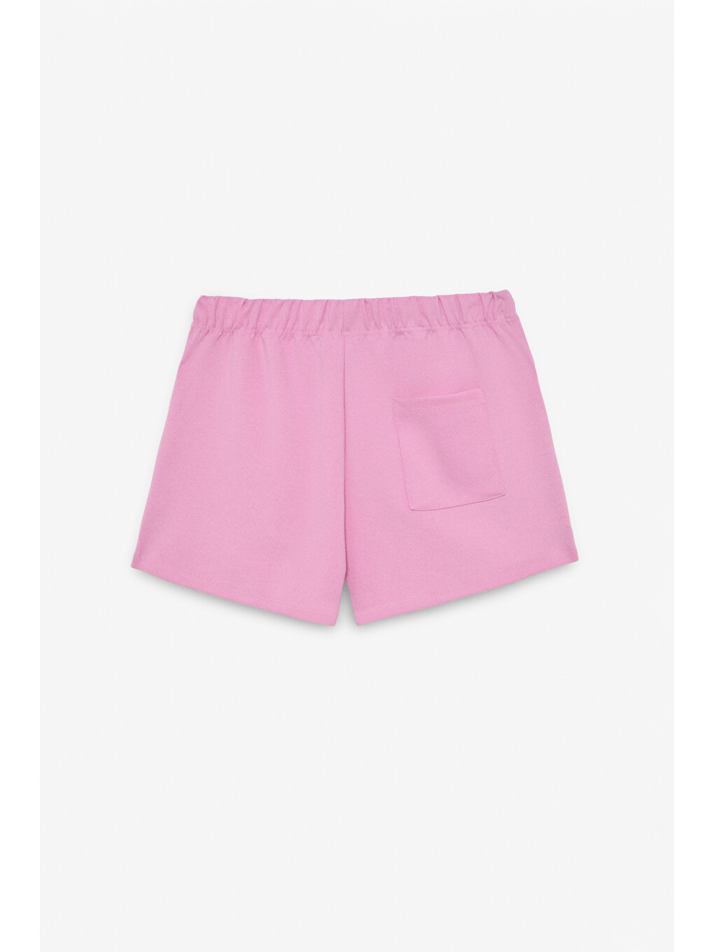 Nua Kadın Esnek Kumaşlı Kordonlu Comfort Fit Pembe Şort-2