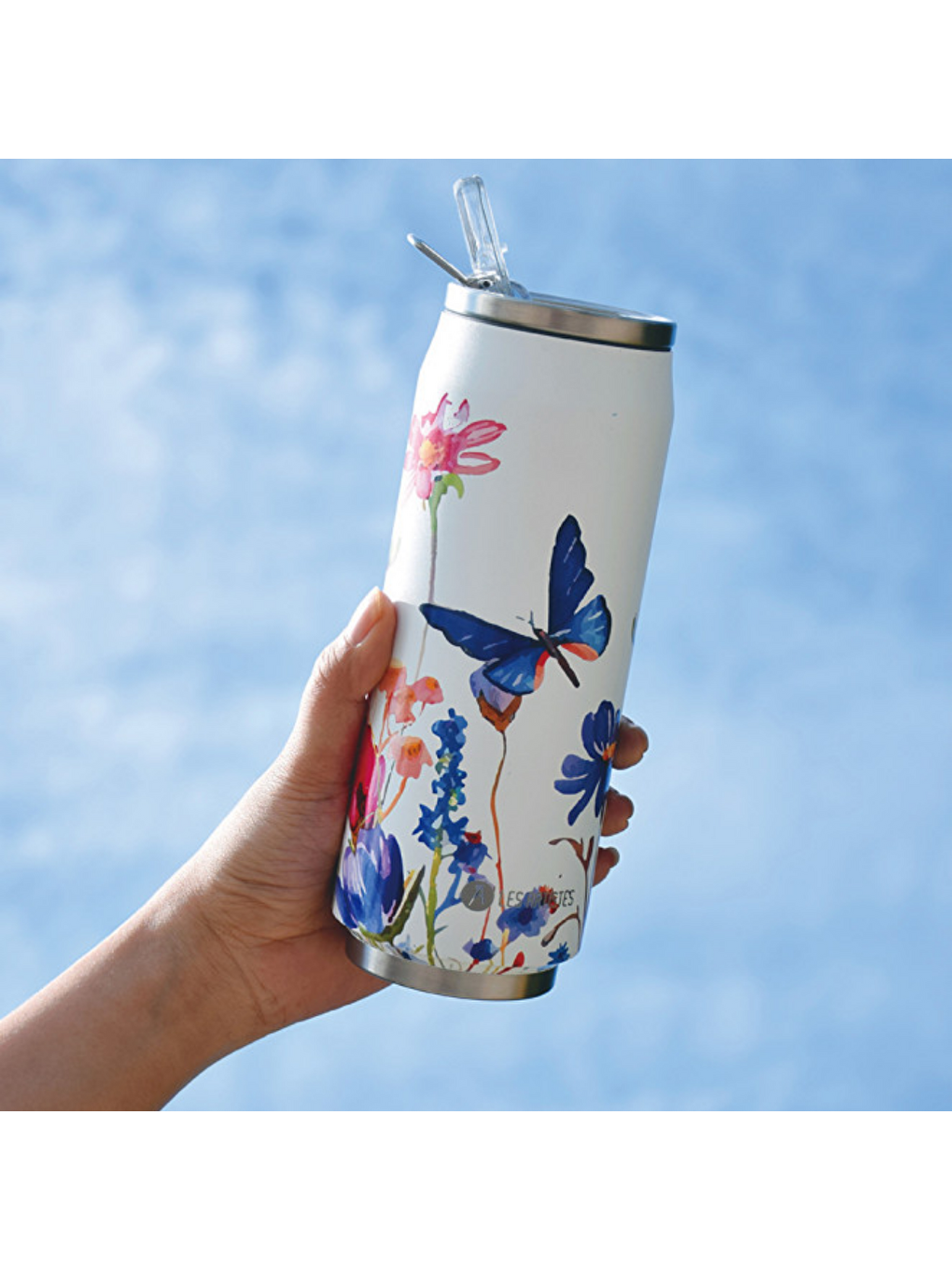 Karışık Isı Yalıtımlı Kutu Çelik Termos 500ml Floral Butterfly-5