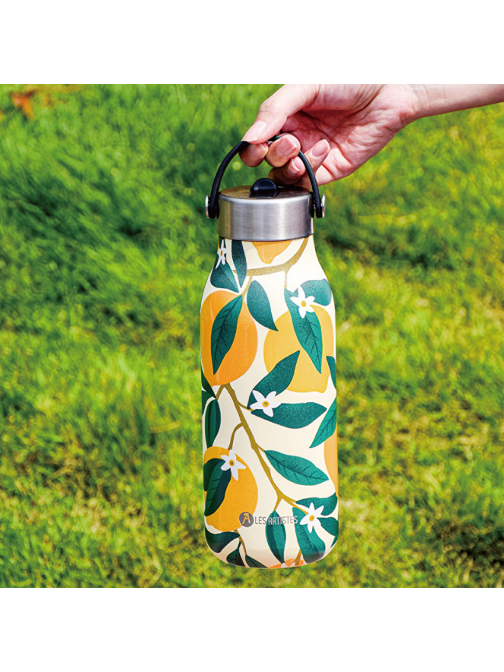 Yeşil Isı Yalıtımlı Çelik Termos 1000ml Lemon-4