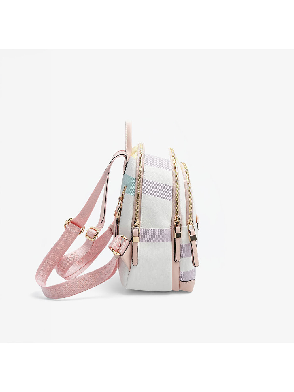 Beyaz Kadın SP1265-M71 SILVER POLO Sırt Çantası Lila-Pembe-2
