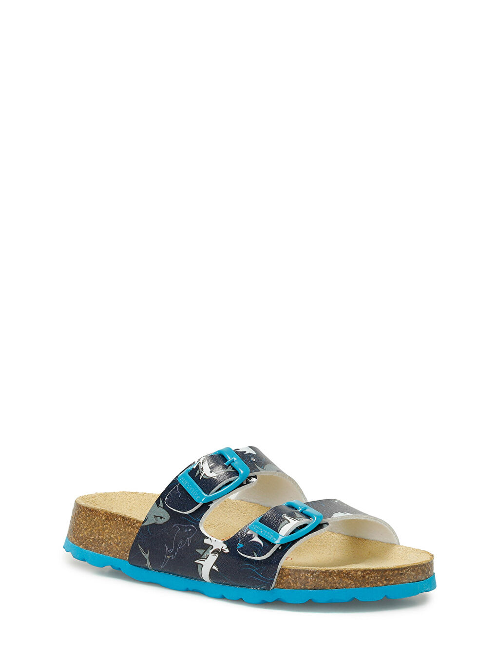 800111-8140-2 Mavi Erkek Çocuk Terlik-1