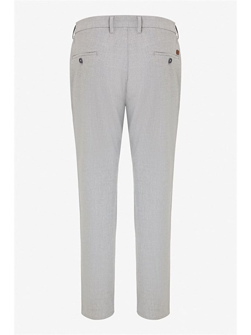 Gri Slim Düz Jogger Pantolon-3