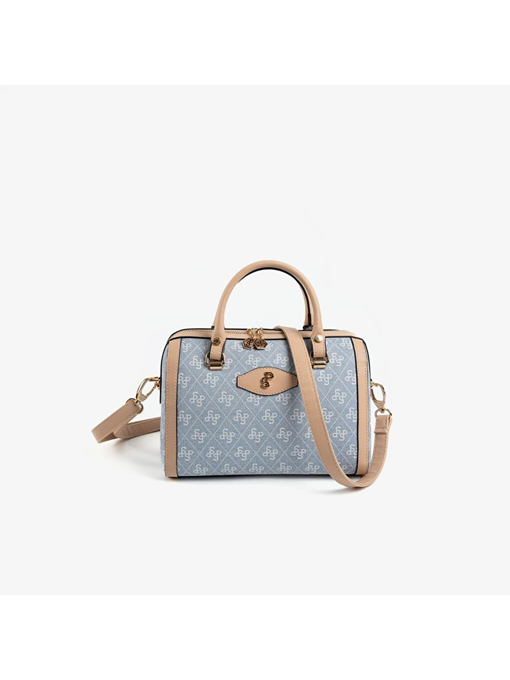 Lacivert Kadın SP1091-M178 SILVER POLO El Çantası Mavi-Ten-4