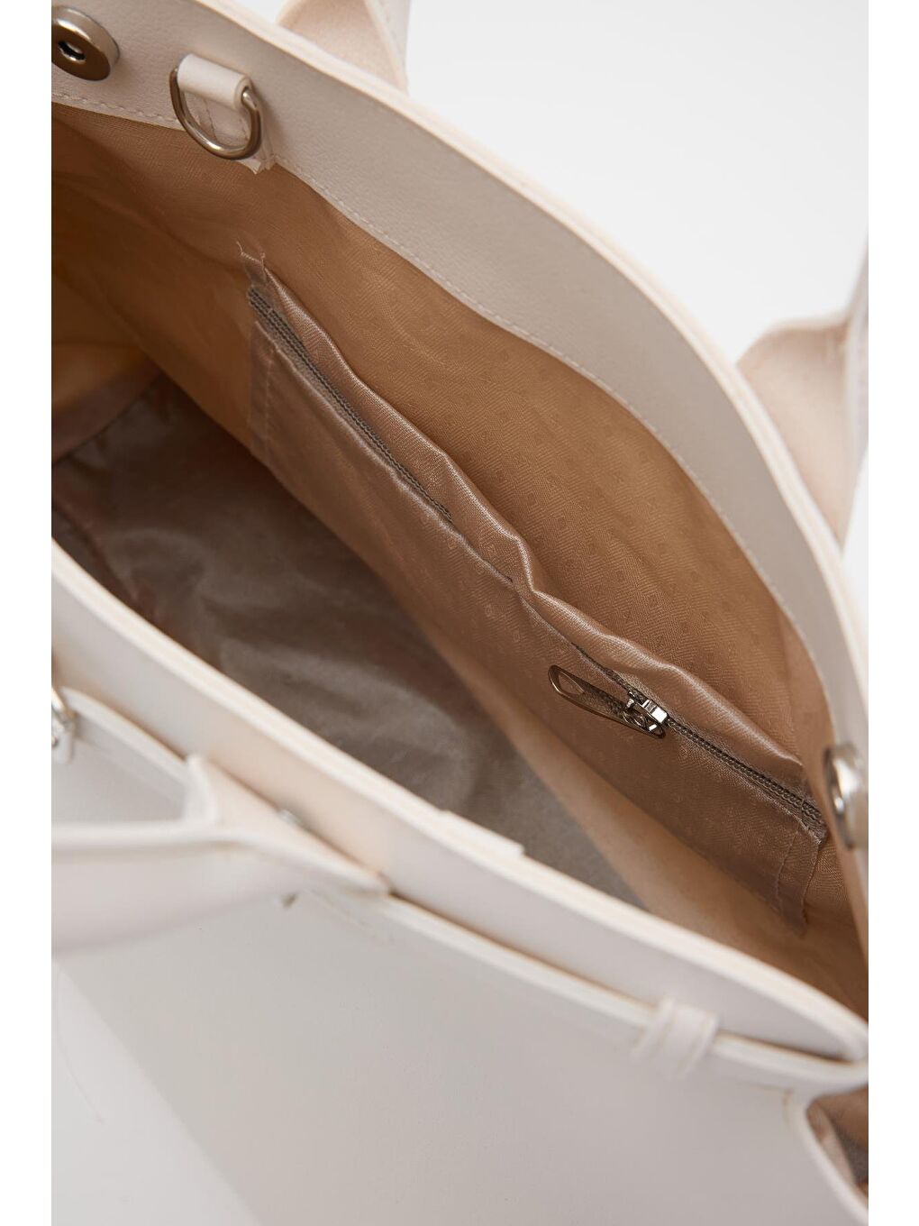 Ekru Chaldu Omuz Çantası  Krem-4