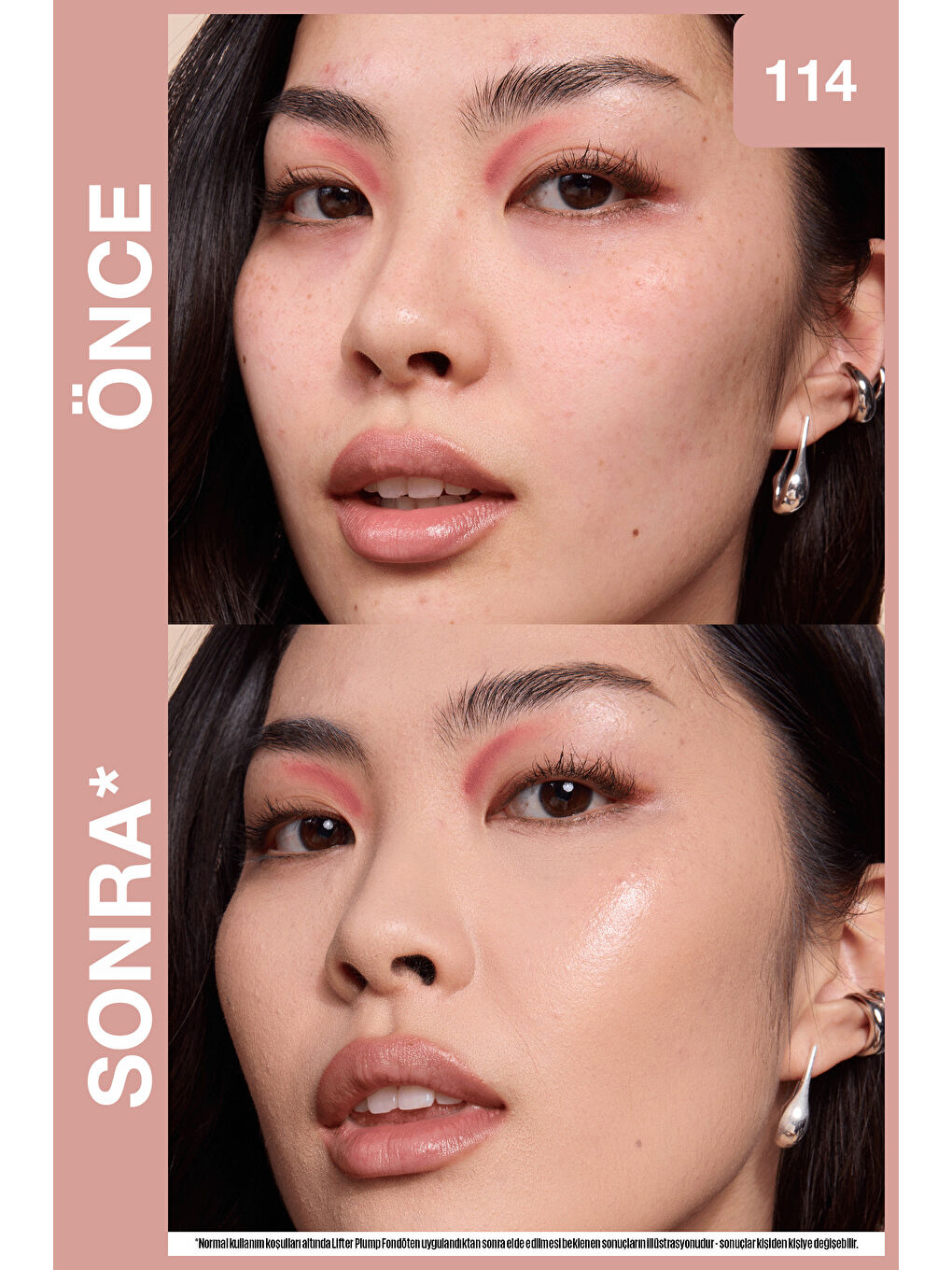 Lifter Niasinamid ve Hyalüronik Asit İçeren Aydınlatan Fondöten - 114-4