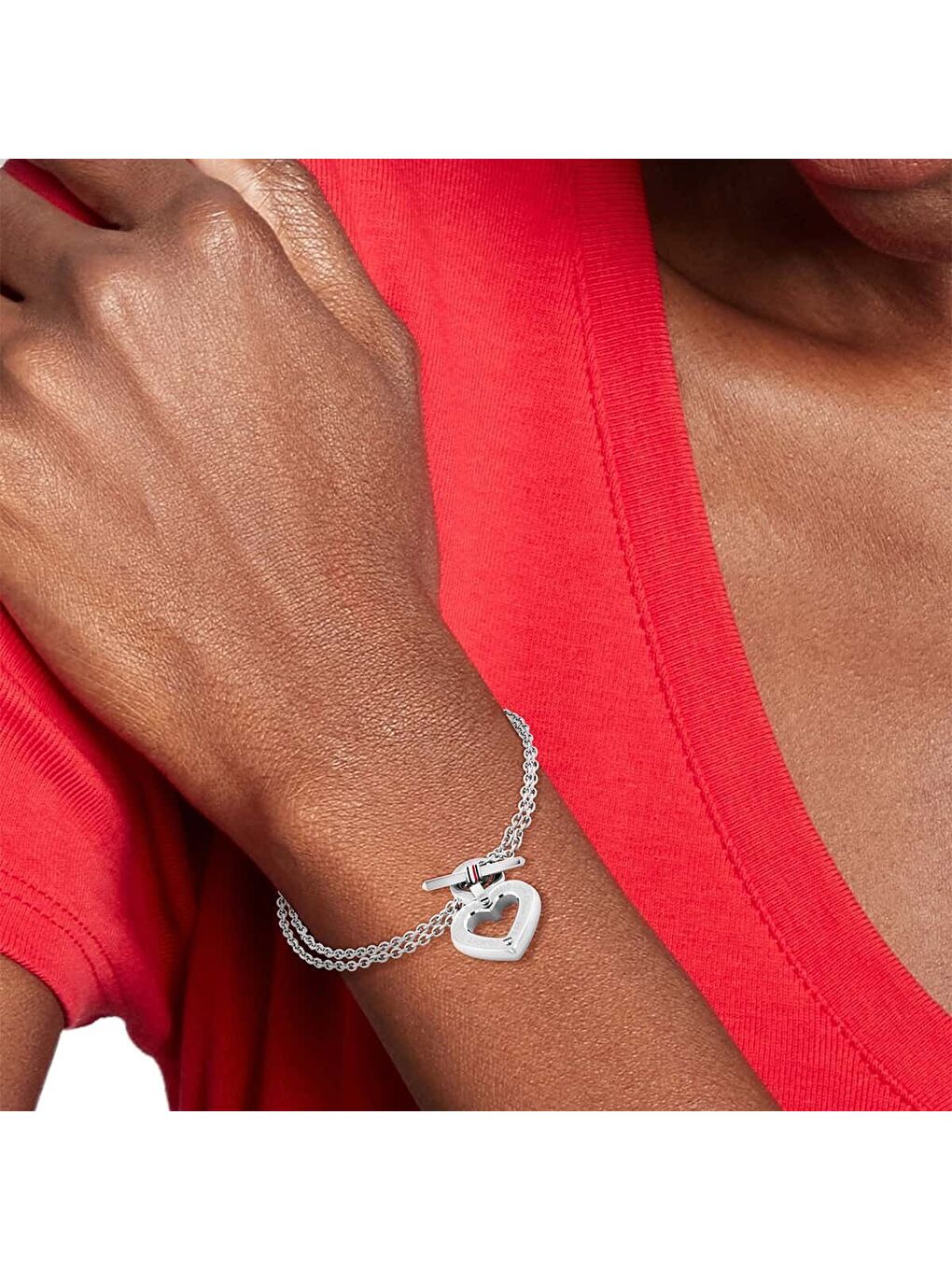 Gri THJ2780969 Kalpli Kadın Bileklik-1