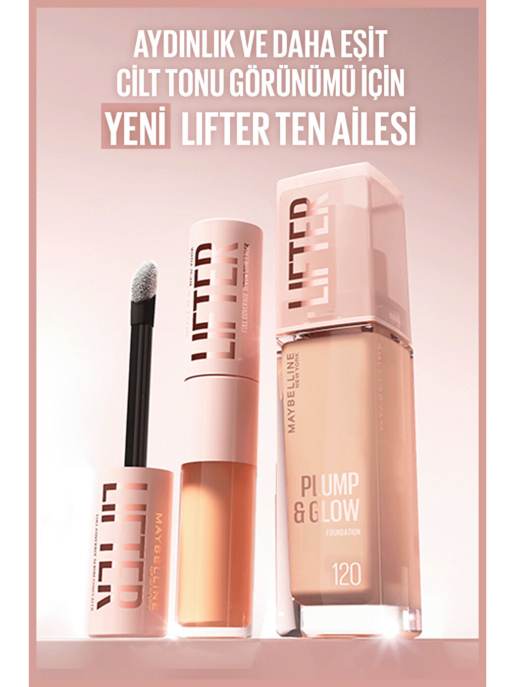 Lifter Niasinamid ve Hyalüronik Asit İçeren Aydınlatan Fondöten - 116-7