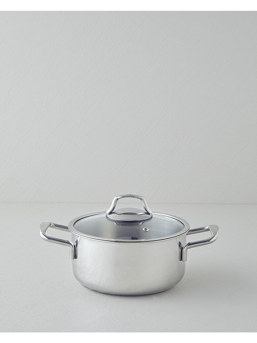 Gri Glow Çelik Derin Tencere 20x10 Cm Silver