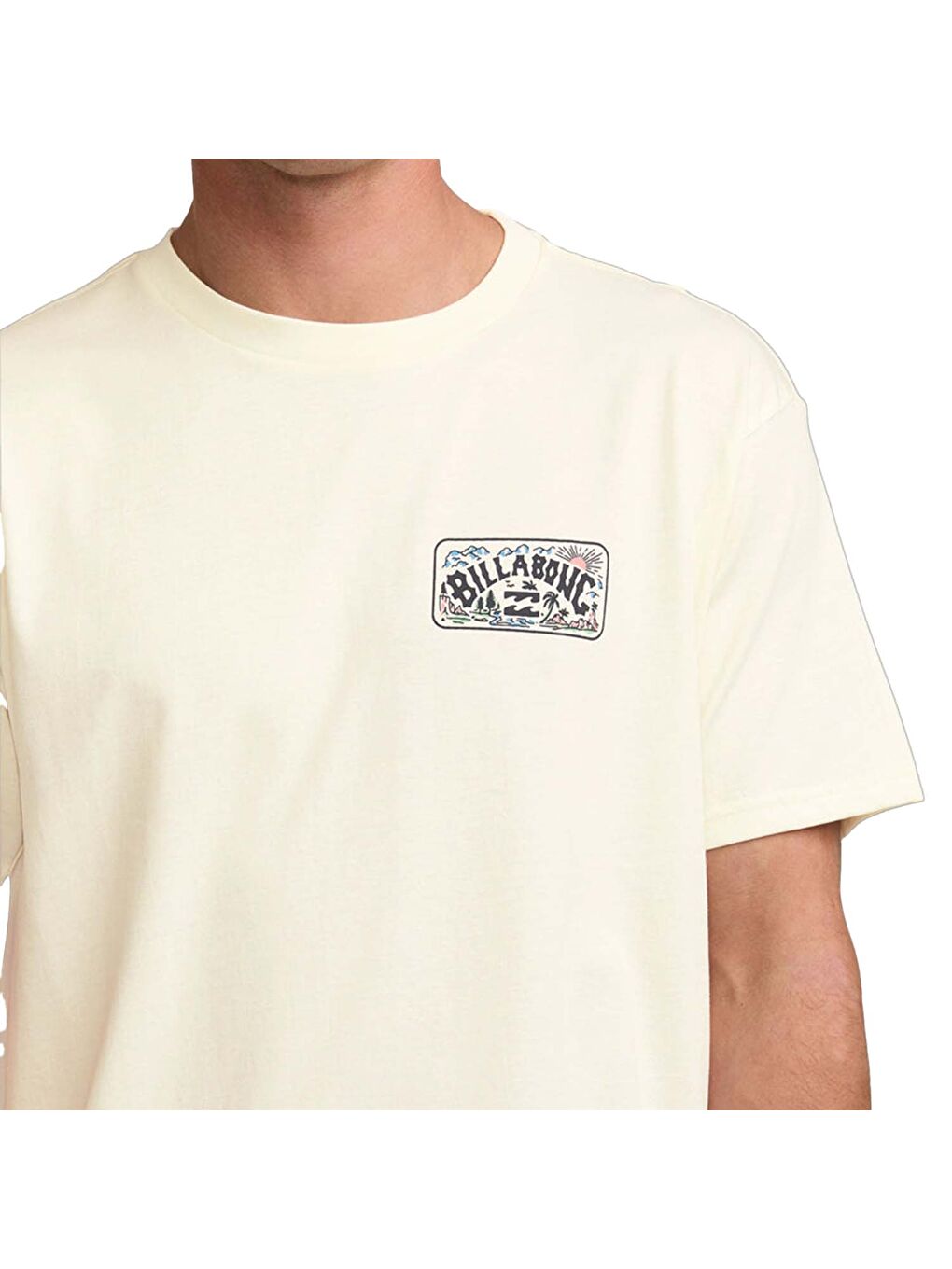 Scenic Arch Adiv Ss Erkek Beyaz Tişört-4