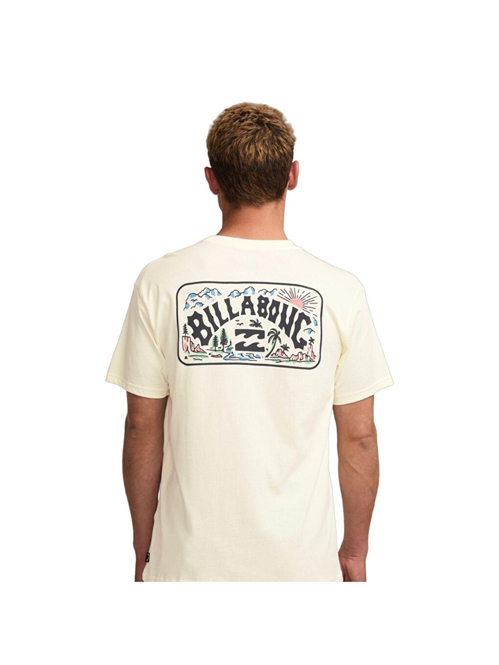 Scenic Arch Adiv Ss Erkek Beyaz Tişört-5