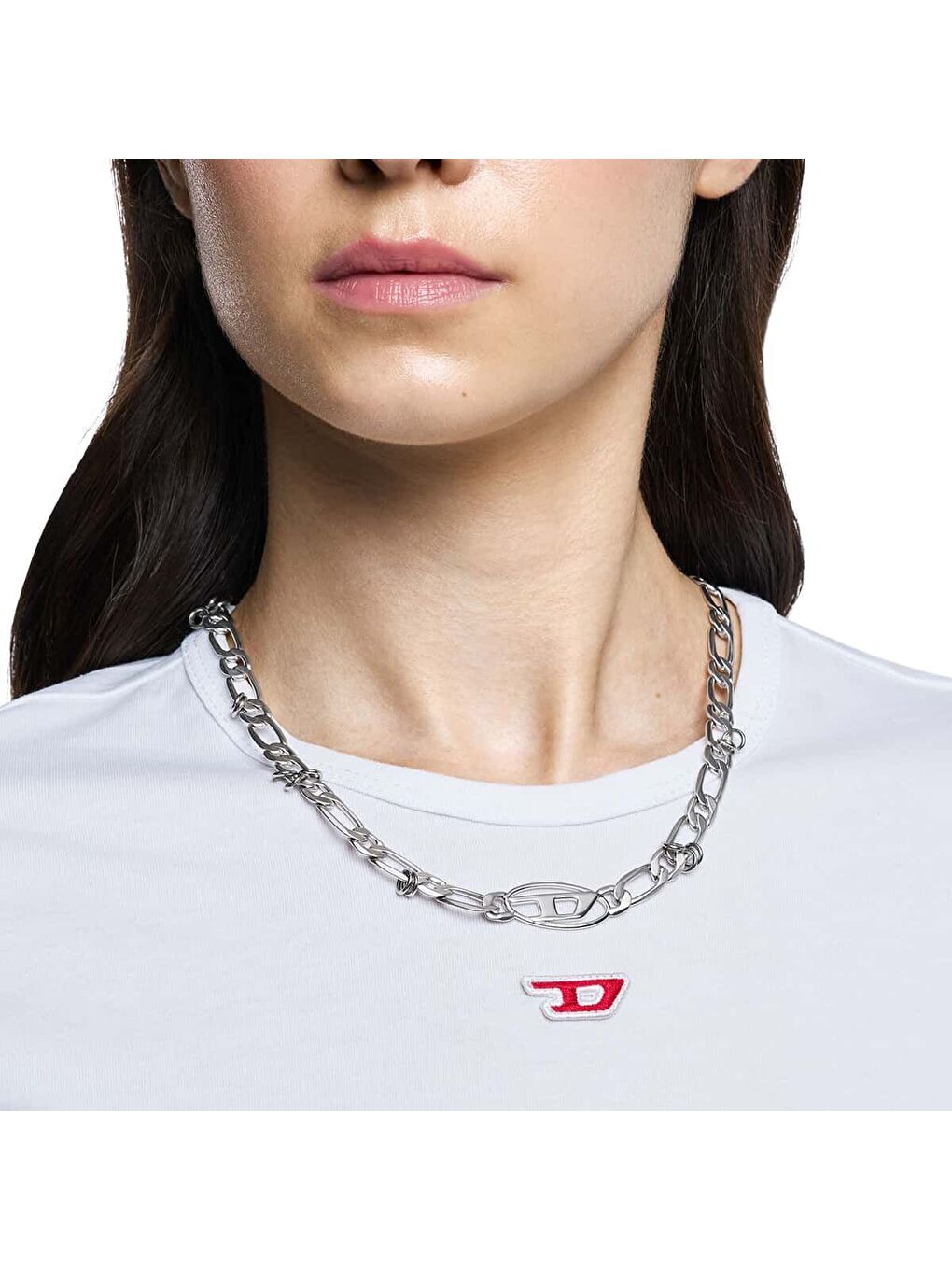 Gri DJDX1600-040 Erkek Kolye-2