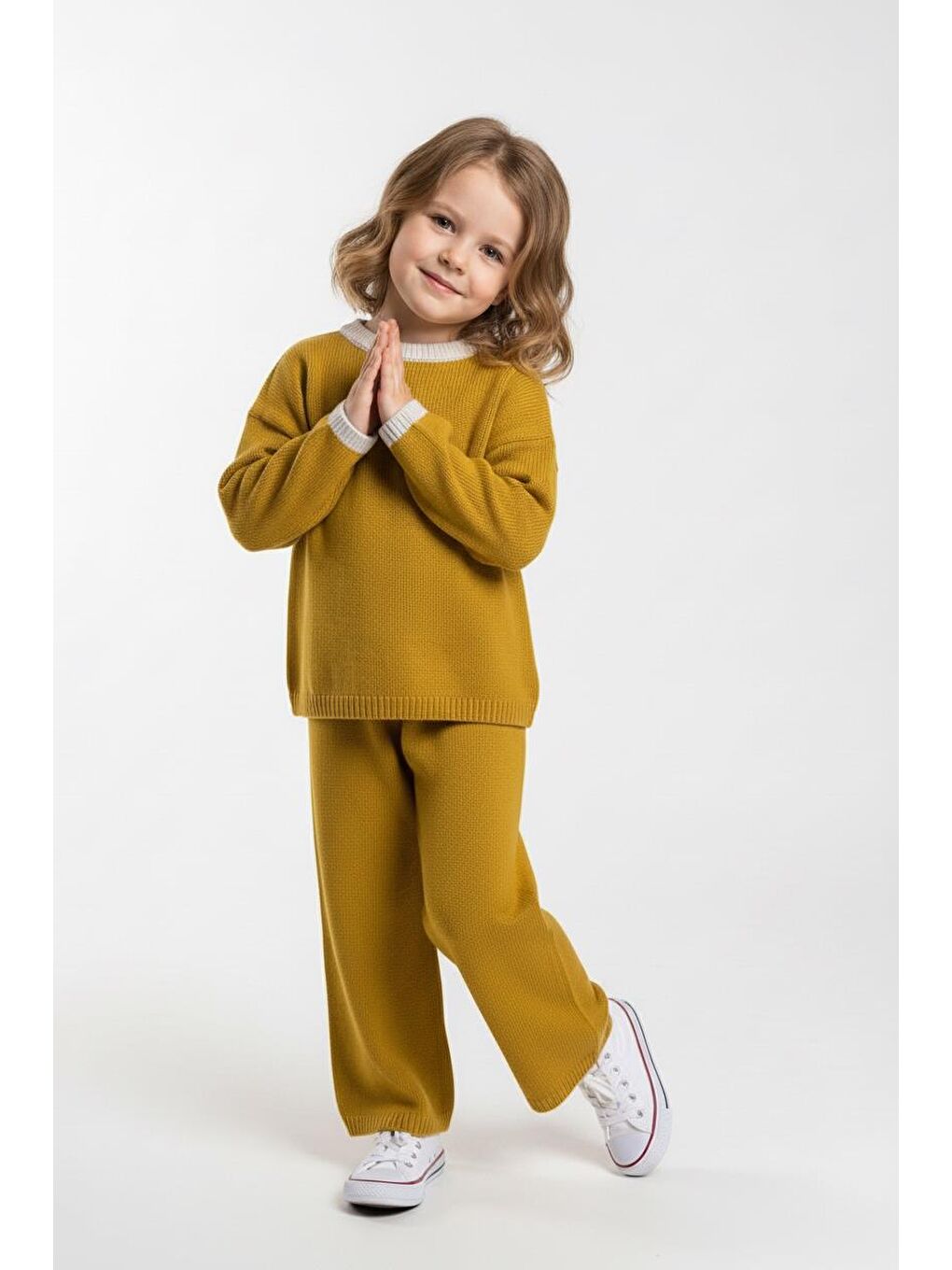 Yeşil Triko Kazak Pantolon Takım-3