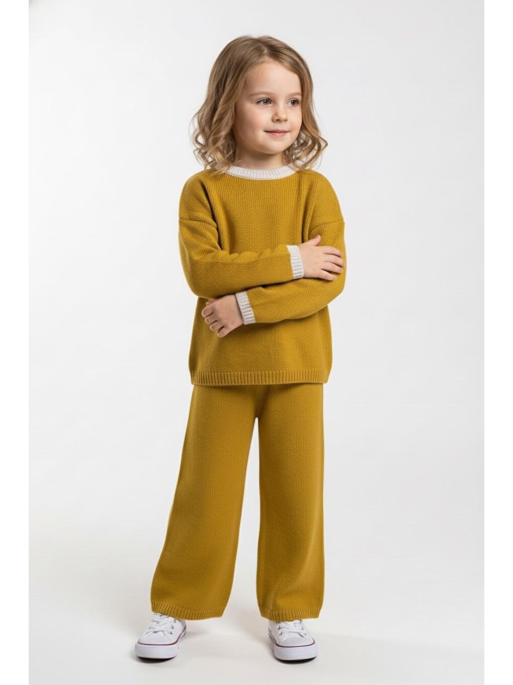 Yeşil Triko Kazak Pantolon Takım-4